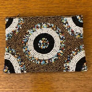 Beaded Coin Purse/Wallet Beautiful Circular Patterns
Great For Gifting
